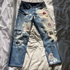 Levi high waist boyfriend fit reworked vintage